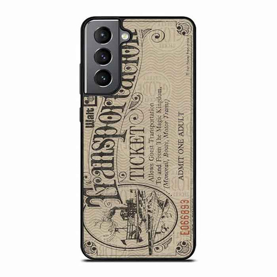 walt disney transportation ticket Samsung Galaxy S21 Case