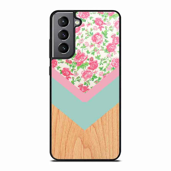 Wood Floral 3 Samsung Galaxy S21 Case