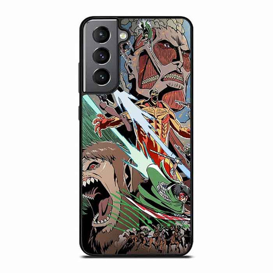Attack on Titan Charge Samsung Galaxy S21 Case