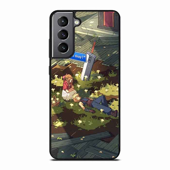 Final Fantasy VII Aerith and Cloud Samsung Galaxy S21 Case