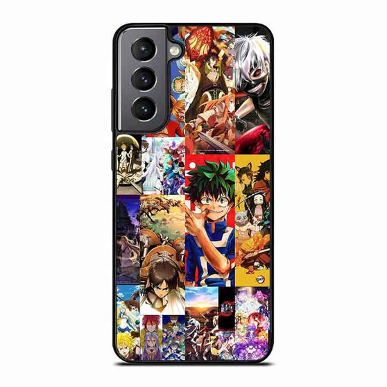 Good Anime Collage Colorful Samsung Galaxy S21 Case