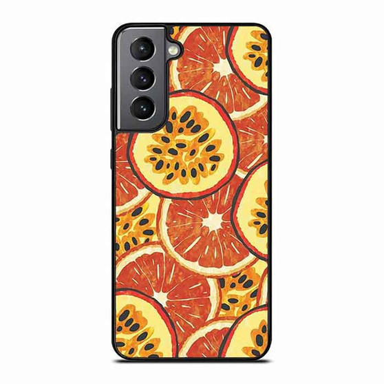 Orange in Art Samsung Galaxy S21 Case