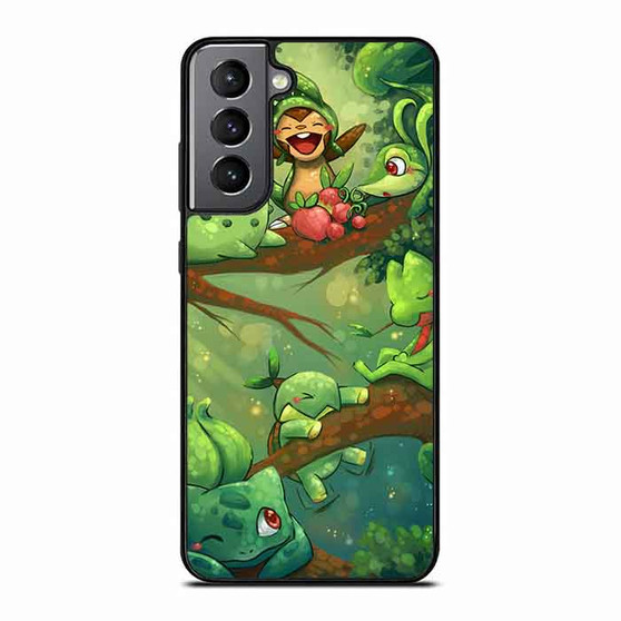 Pokemon Grass Samsung Galaxy S21 Case