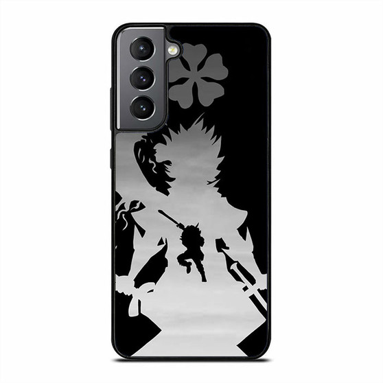 Black Clover Asta Siluet Samsung Galaxy S21 Case