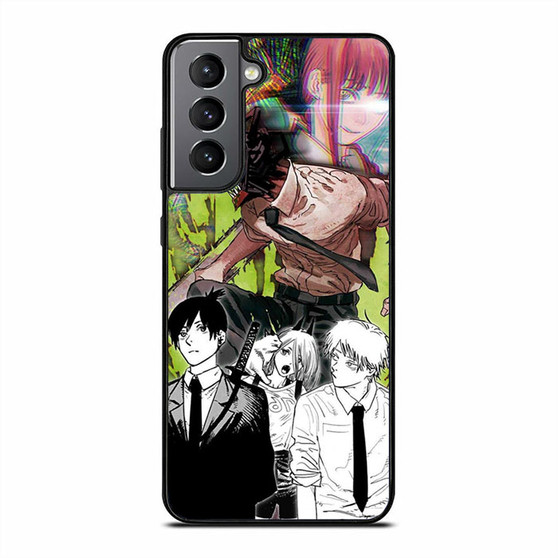 Denji Power Makima Aki Cover Samsung Galaxy S21 Case