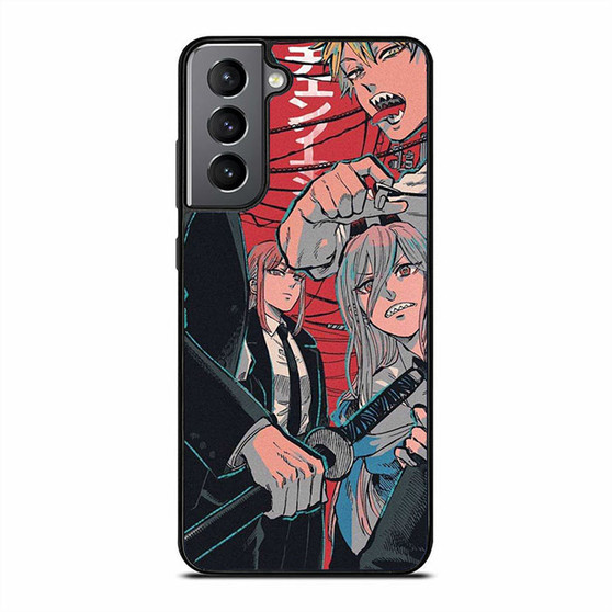 Denji Power Makima Aki Samsung Galaxy S21 Case