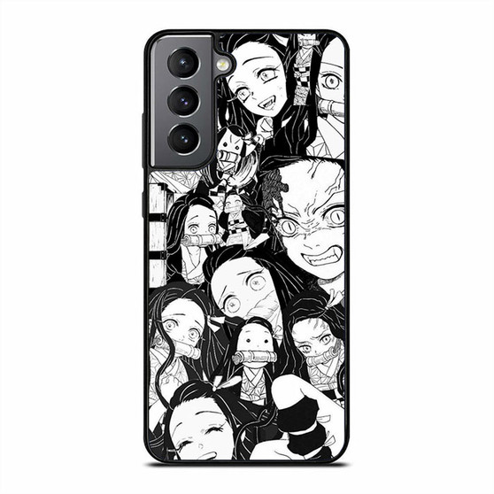 Nezuko Demon Slayer Collage Samsung Galaxy S21 Case