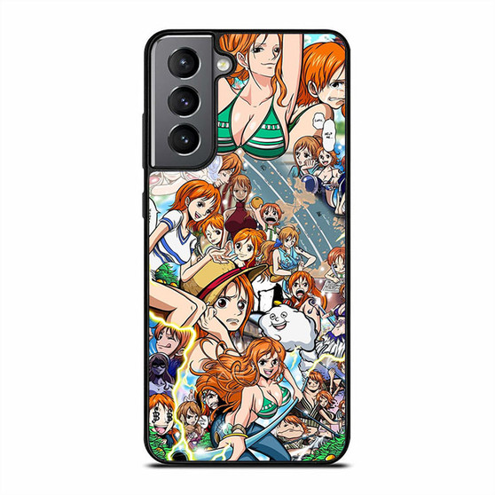 One Piece Nami Collages Samsung Galaxy S21 Case