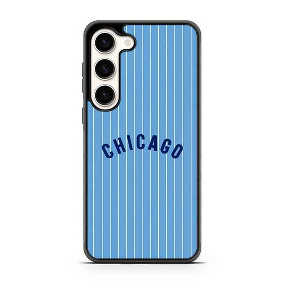Chicago cubs jersey pattern Samsung Galaxy S23 Case