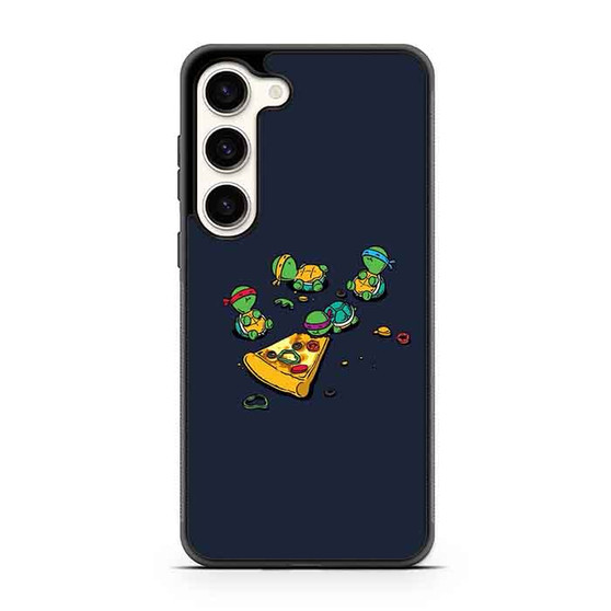 Ninja turtles eating pizza Samsung Galaxy S23 Case