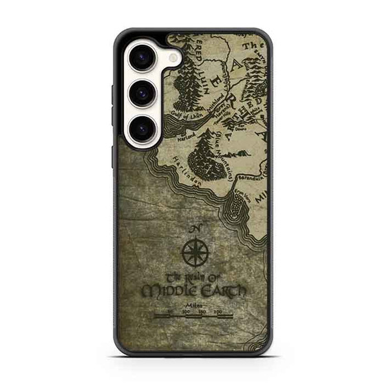 The lord of the rings middle earth map ASCK Samsung Galaxy S23 Case
