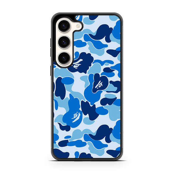 Bape Blue Camo Samsung Galaxy S23 Case