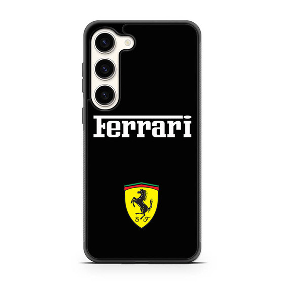 Black Ferrari Samsung Galaxy S23 Case