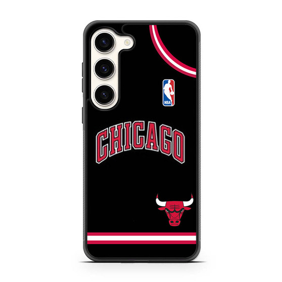 bulls black suit Samsung Galaxy S23 Case