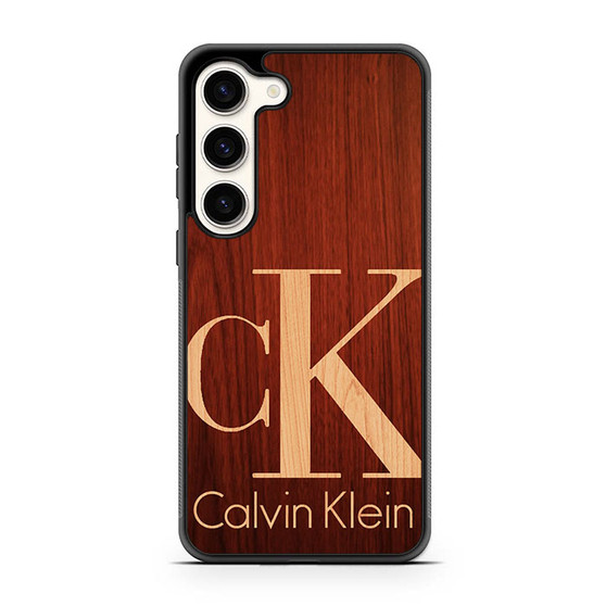 calvin klein wood Samsung Galaxy S23 Case