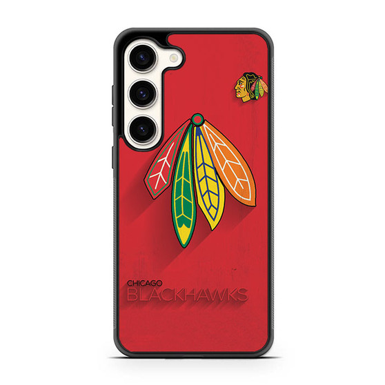 chicago blackhawks logo poster Samsung Galaxy S23 Case