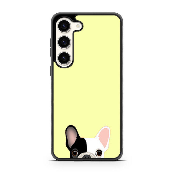Cute French Bulldog Yellow Samsung Galaxy S23 Case