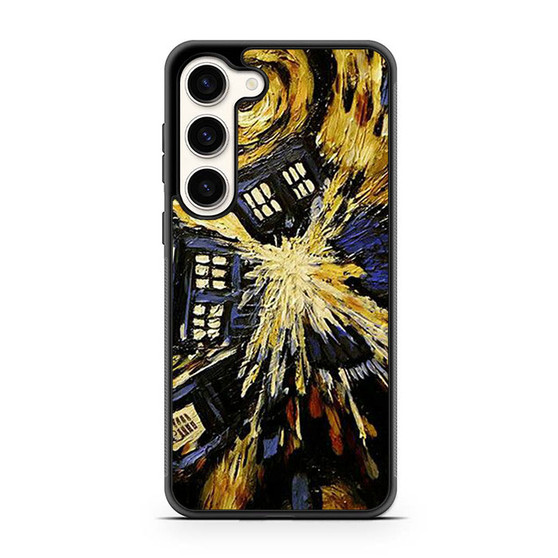 Doctor Who and Tardis Art Samsung Galaxy S23 Case