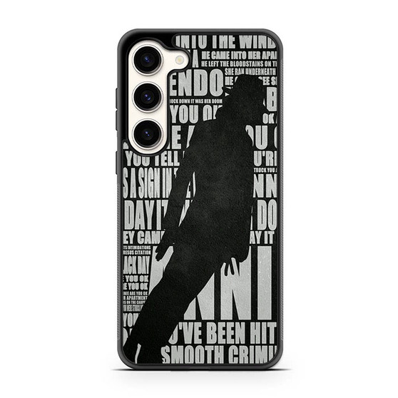 Michael Jackson Lyrics Samsung Galaxy S23 Case