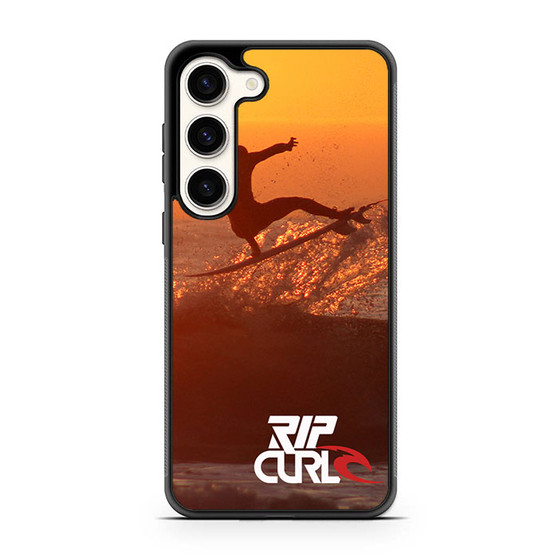 Rip Curl Sunset Surfing Samsung Galaxy S23 Case