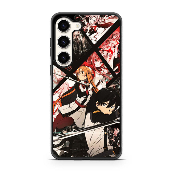 Sword Art Online Kirito & Asuna In Comic Art Samsung Galaxy S23 Case