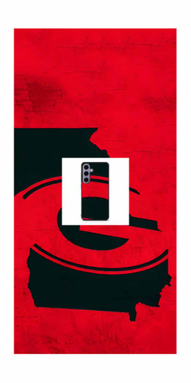 Georgia Bulldogs Gootball Art Samsung Galaxy S24 Case