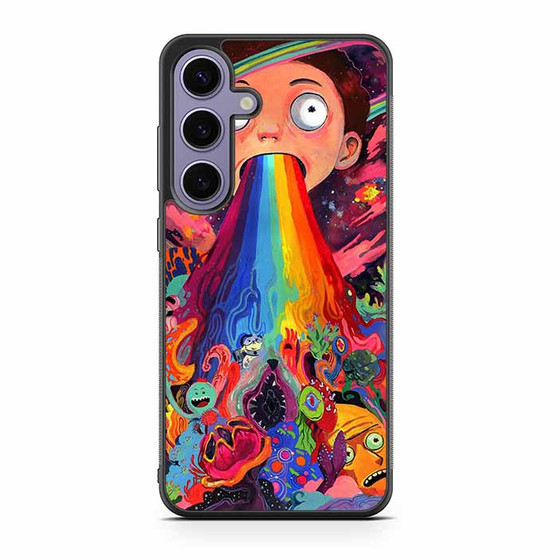 Psychedelic Rick and Morty Samsung Galaxy S24 Case