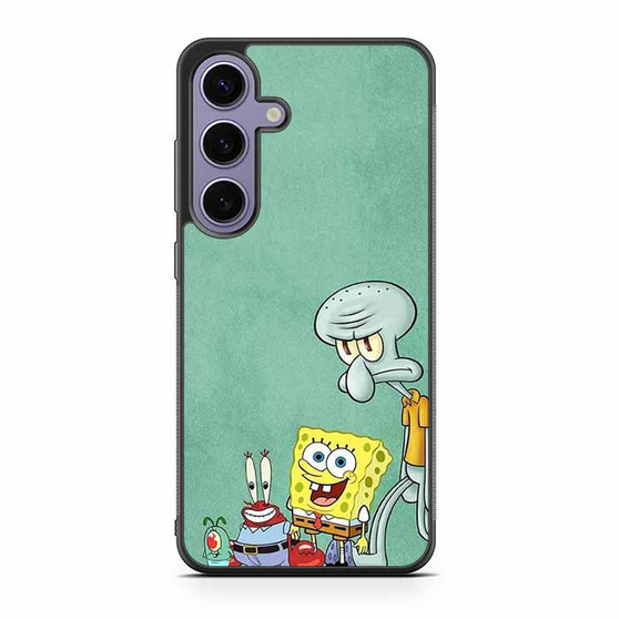Spongebob Mr Krab Squidward and Plankton Samsung Galaxy S24 Case