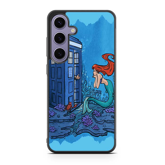 Ariel Mermaid Tardis Samsung Galaxy S24 Case