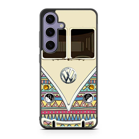 aztec vw retro bus Samsung Galaxy S24 Case
