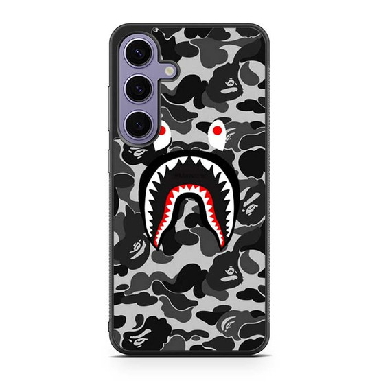 Bape Shark Black Camo Samsung Galaxy S24 Case
