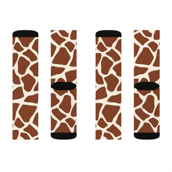 Giraffe premium unisex adult socks