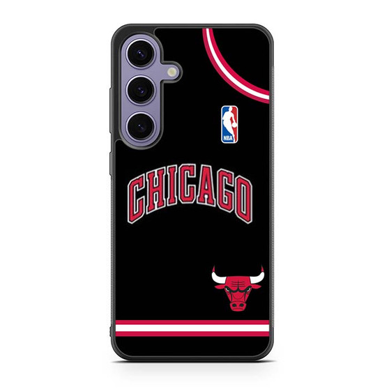 bulls black suit Samsung Galaxy S24 Case