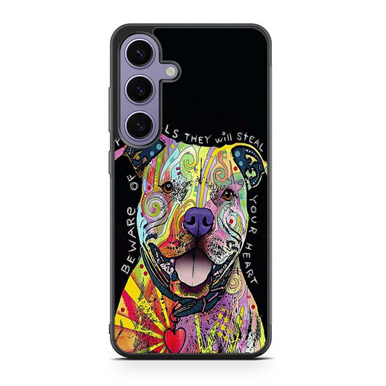 Dog Abstract Pitbull Samsung Galaxy S24 Case