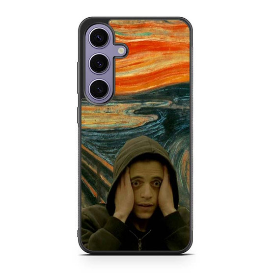 Mr Robot on paint Samsung Galaxy S24 Case