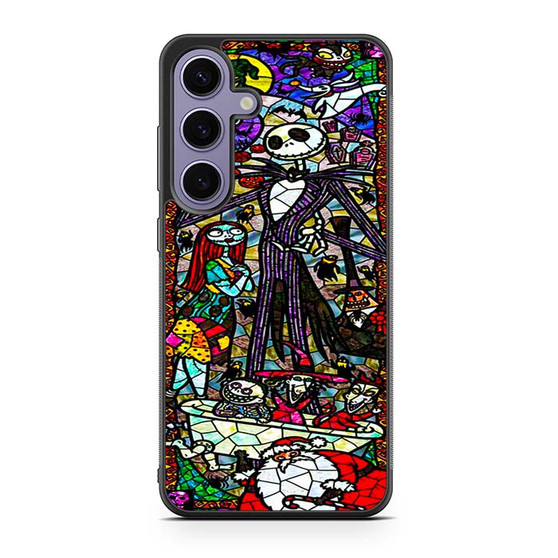 Nightmare before christmas stained glass Samsung Galaxy S24 Case