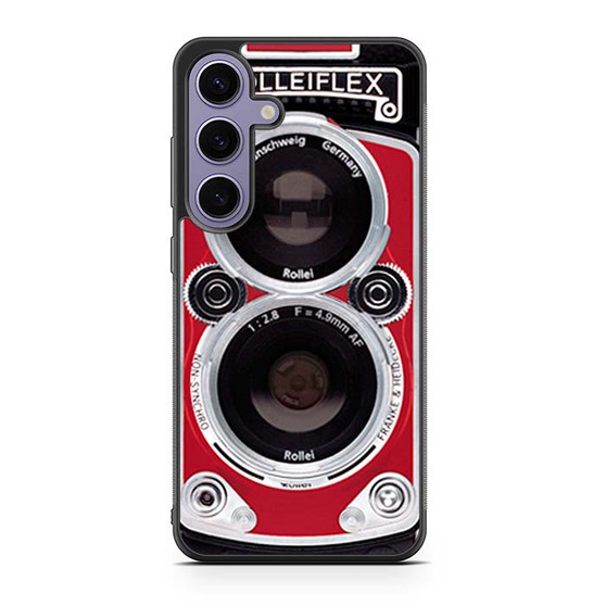 Red Rolleiflex Dual lens Samsung Galaxy S24 Case