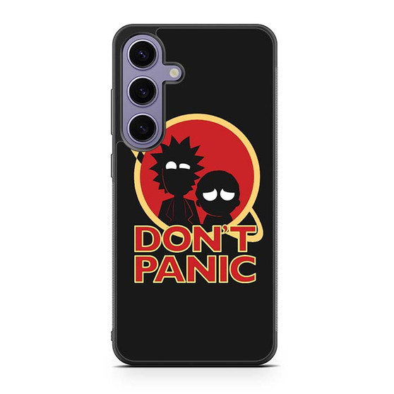 Rick And Morty Dont Panic  Samsung Galaxy S24 Case
