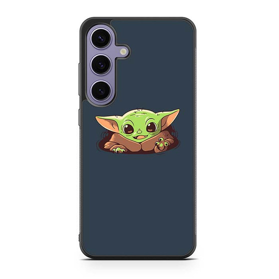 The Mandalorian Cute Baby Yoda Samsung Galaxy S24 Case