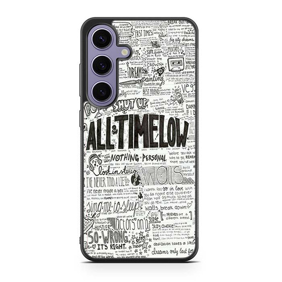 All Time Low Lyrics Samsung Galaxy S25 Series Case