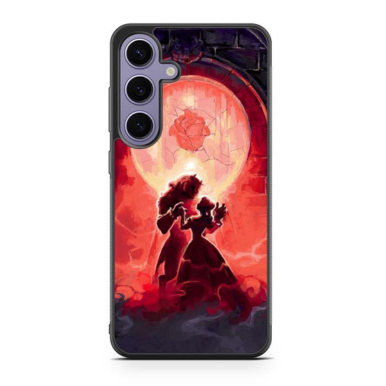 beauty and the beast vintage art Samsung Galaxy S25 Series Case