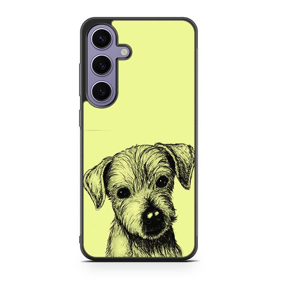cute puppy sketch Samsung Galaxy S25 Series Case