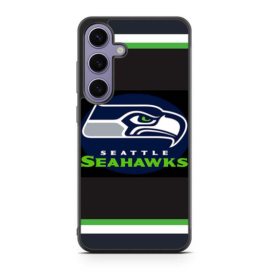 Seattle seahawks logo green strip Samsung Galaxy S25 Series Case Seattle seahawks logo green strip Samsung Galaxy S25 Series Case