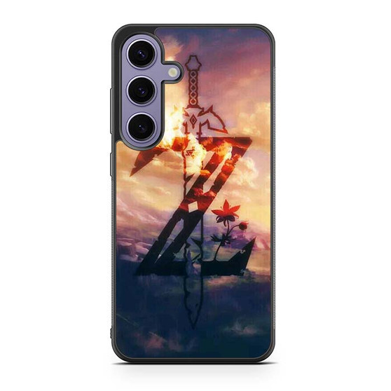 The Legend of Zelda Breath of the Wild Logo Samsung Galaxy S25 Series Case