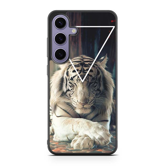 White Tiger Samsung Galaxy S25 Series Case