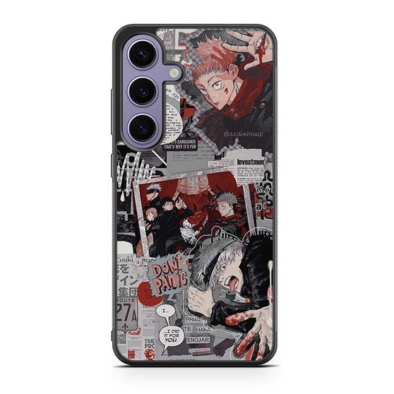 Jujutsu Kaisen in Comic Art Samsung Galaxy S25 Series Case