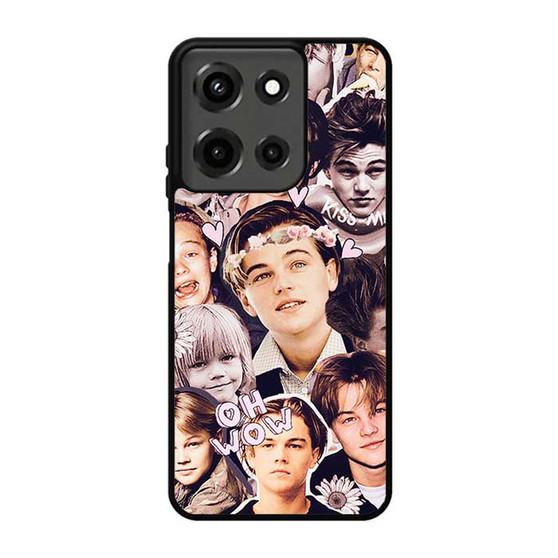 Lenardo Di Caprio Young Collage Motorola moto g 2025 Case