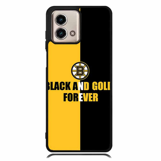 Boston Bruins Black And Gold Forever Motorola Moto G Stylus Case