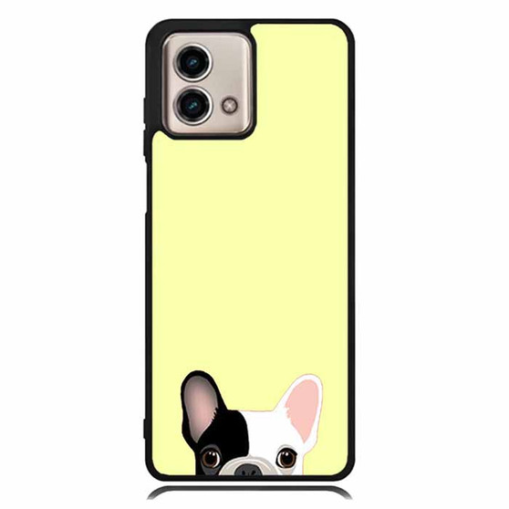 Cute French Bulldog Yellow Motorola Moto G Stylus Case