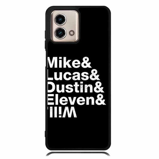 Stranger Things Mike Lucas Dustin Eleven Will Motorola Moto G Stylus Case